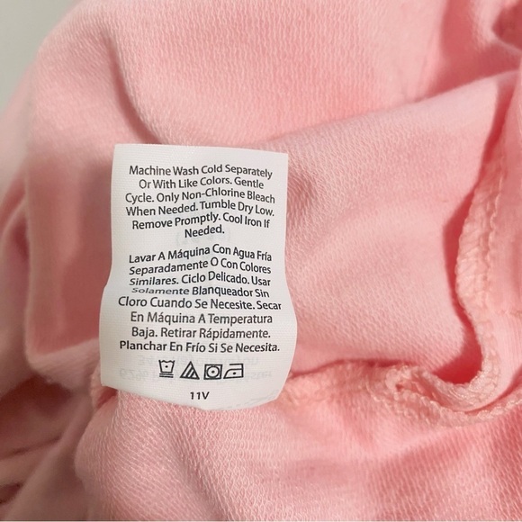 Avia Women’s Pink XL (16-18) Blouse Thumb Holes Scoop Neck Relaxed Comfy EUC - Picture 9 of 9